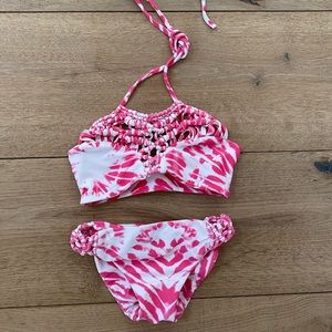 Mikoh Mini Bikini Pink Tie Dye